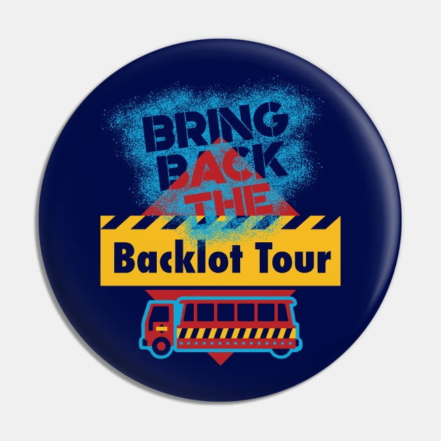 Bring Back the Backlot Tour Pin by Retroland Threads