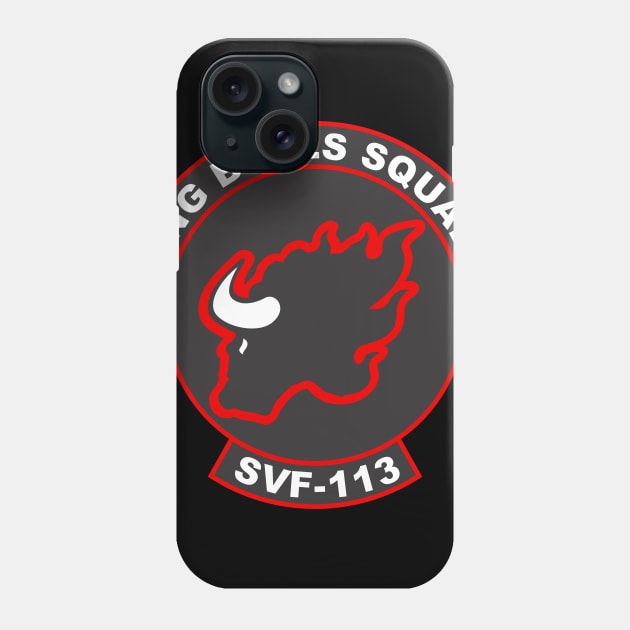 SVF-113 Raging Bulls Squadron Phone Case by MBK