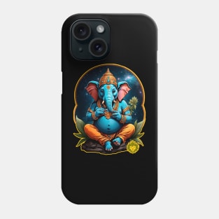 Ganesha weed hindu Phone Case