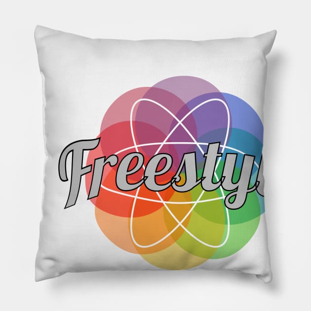 Freestyle Pillow by Grafititee