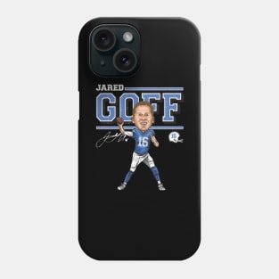 Jared Goff Detroit Cartoon Phone Case