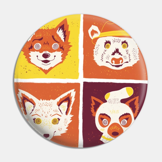 Fantastic Mr. Fox Pin by MasondeDesigns