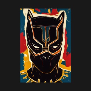 Basquiat Black Panther. T-Shirt