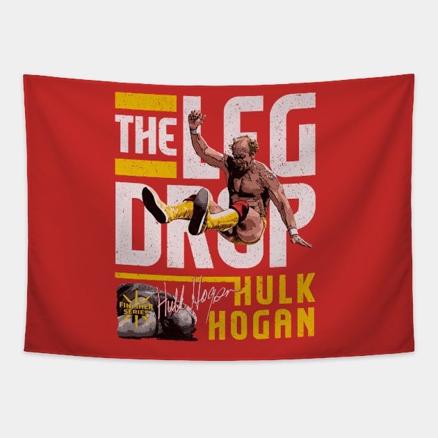 Hulk Hogan Leg Drop Tapestry by MunMun_Design