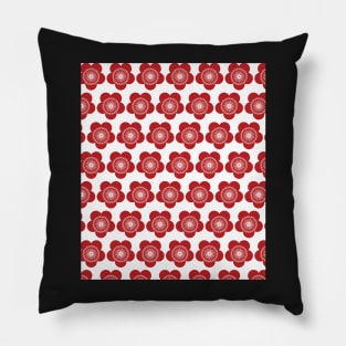 Spring Blossoms - Red - Emma Pillow