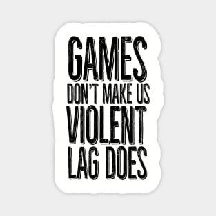Games don't make us violent, lag does Magnet