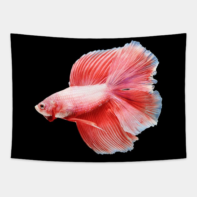 Red halfmoon Tapestry by MACIBETTA