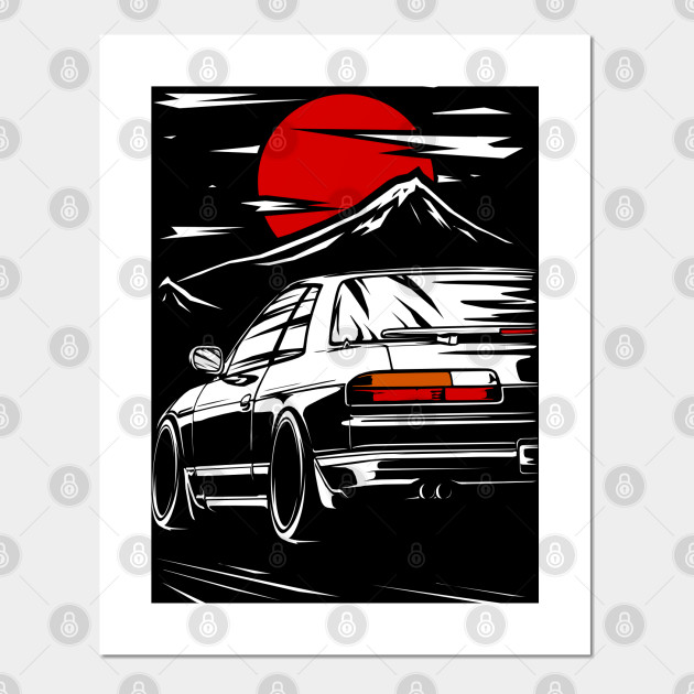 Nissan Silvia S13 Nissan Silvia S13 Posters And Art Prints Teepublic