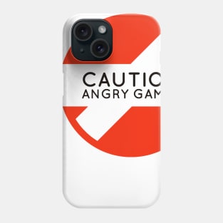 Caution angry gamer #1 Phone Case