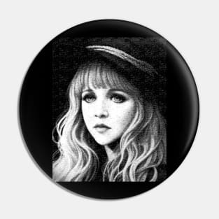 Stevie Nicks Retro Pin