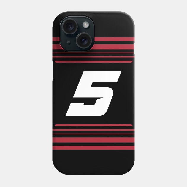 Dean Thompson #5 2024 NASCAR Design Phone Case by AR Designs 