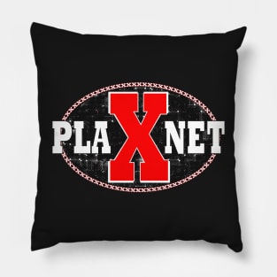 Space Brand Planet X Spaceman Logo Science Fiction Sci fi Pillow