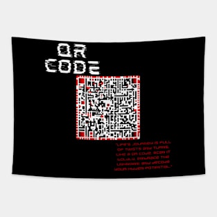 Life's Journey is Like a QR Code Tapestry