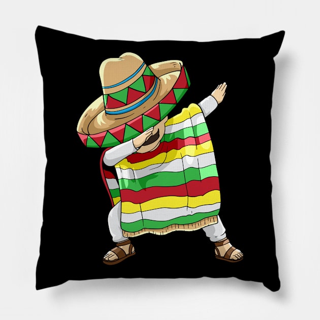 Cinco de Mayo Mexican Dabbing Pillow by KAWAIITEE