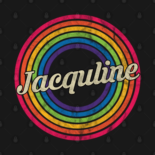 Jacquline - Retro Rainbow Faded-Style by MaydenArt