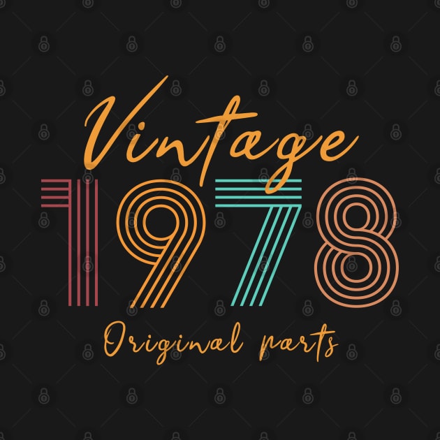 Vintage 1978 Birthday by Scar