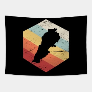 Retro Vintage Country Of Lebanon Tapestry