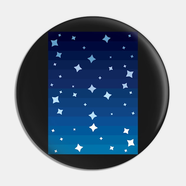 Starry Skies Gradient Pin by LaurenPatrick