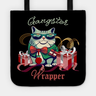 Christmas Gangster Wrapper Funny Tote