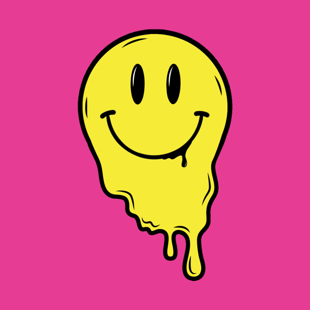 Drippy Smiley by Jelly Studio Co.