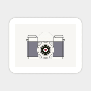 Retro Camera Magnet