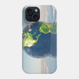 Melting planet Earth Phone Case