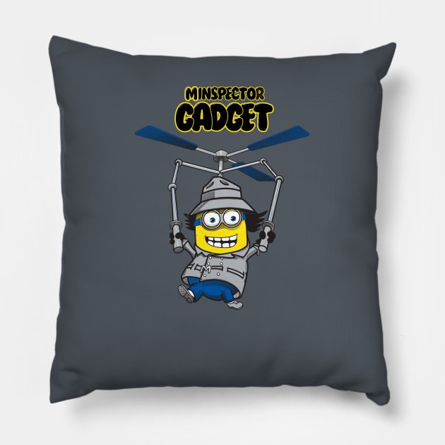 Minspector Gadget Pillow by Heaze Tees