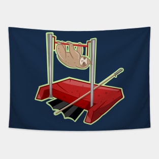 Sloth pole vaulting Tapestry