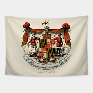 1876 Maryland Coat of Arms Tapestry