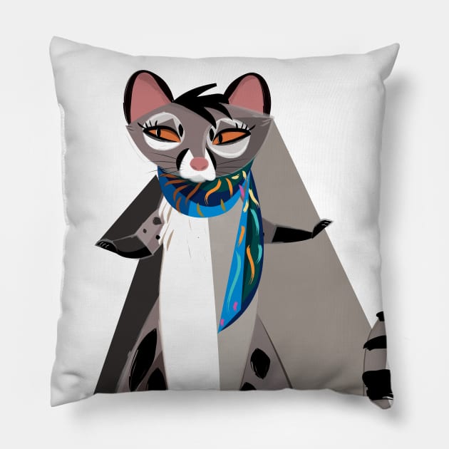 Fashionable Genet Pillow by belettelepink