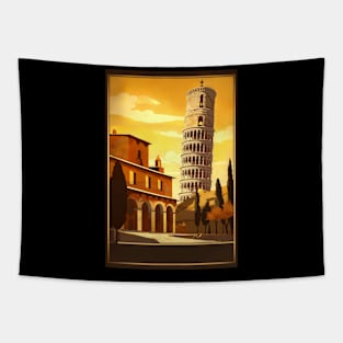 Vintage Travel Poster of the Italy Tapestry