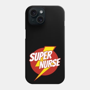 Super Nurse - Funny Nursing Superhero - Lightning Edition Phone Case