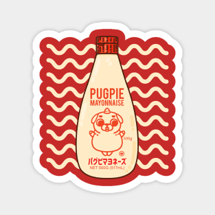 Kewpie Squiggles Puglie Magnet