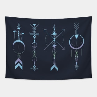 Geometric Arrows - Native American Sioux Tapestry