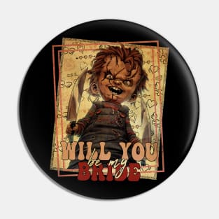 Will You Be My Bride Pin