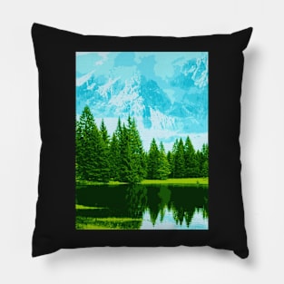 Swiss Forest - Landscape Pillow