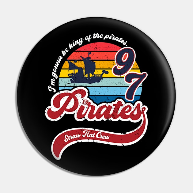 King of the pirates Pin by DrMonekers