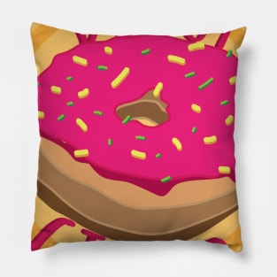 Donut Give Up Pillow