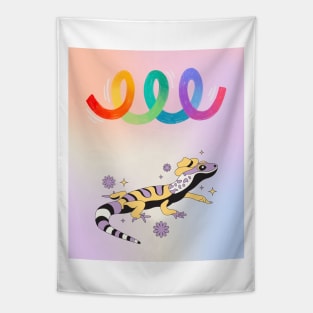 Enby Lizard Tapestry