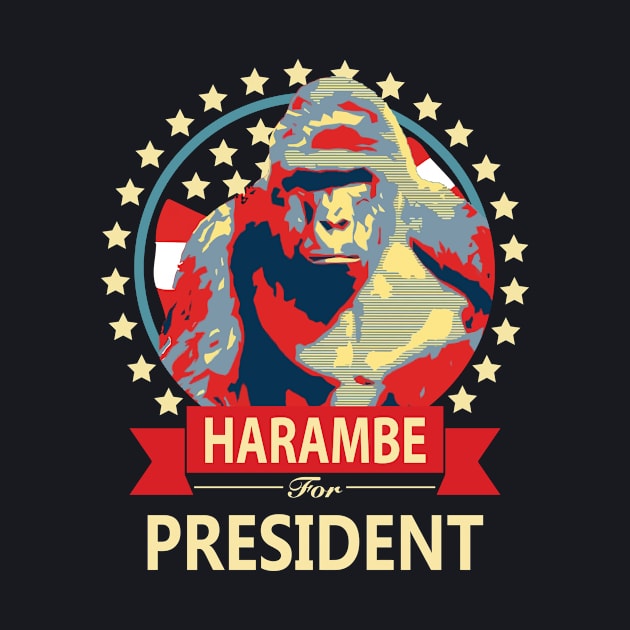 Harambe For President by cannondowell