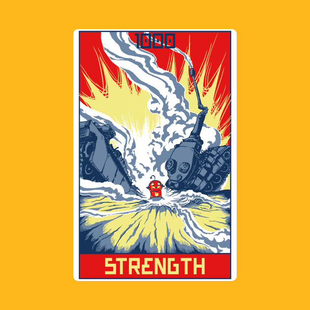 Robo Tarot: Strength by PeterTheHague