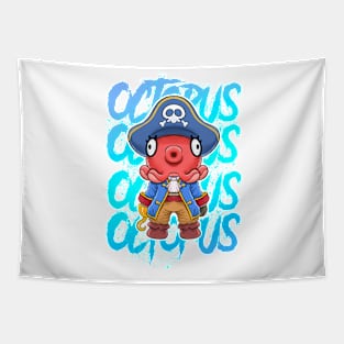 captain Octopus Tapestry