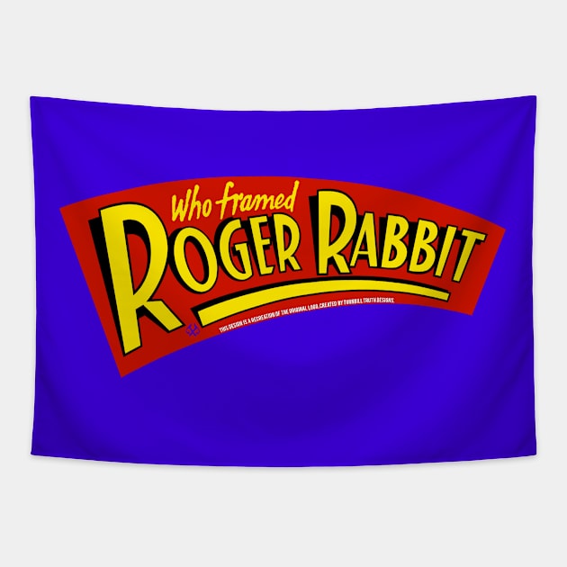 Who Framed Roger Rabbit Tapestry by Turnbill Truth Designs