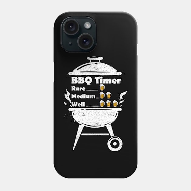 BBQ Timer Barbecue Shirt Funny Grill Grilling Phone Case by kevenwal