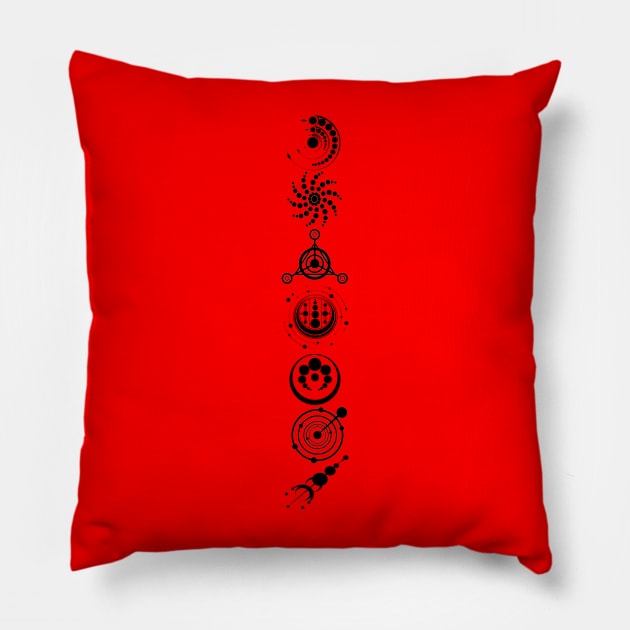 CROP CIRCLES Pillow by Tripnotic