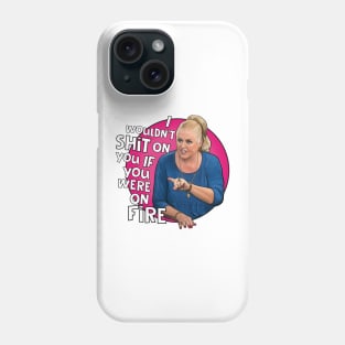 Kim Woodburn's burns Phone Case