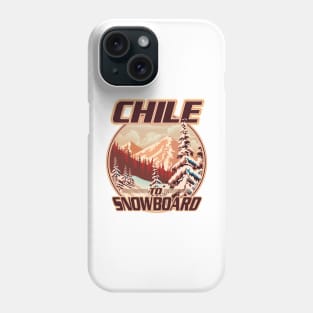 Chile Snowboarding logo Phone Case