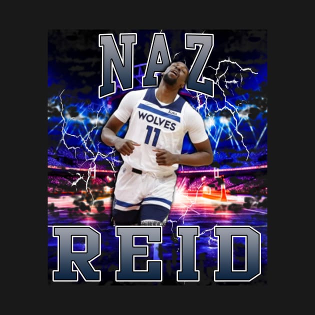 Naz Reid by Gojes Art