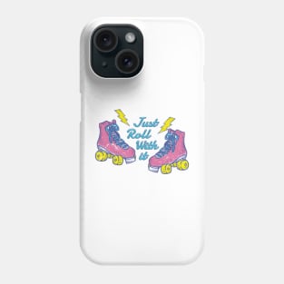 Just Roll With It - retro 80s Phone Case