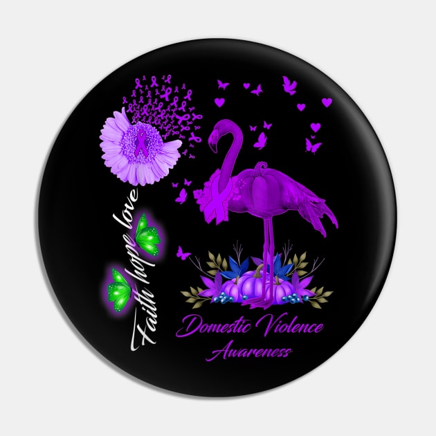 Domestic Violence Awareness Pin by sevalyilmazardal